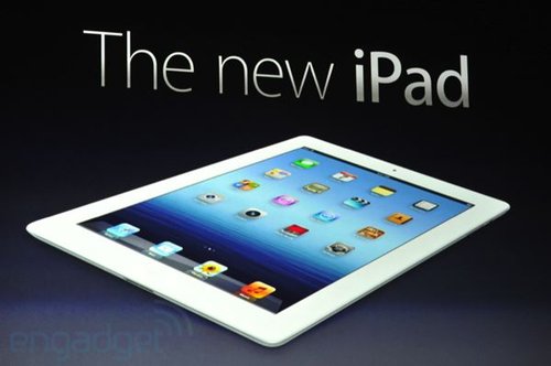 苹果发布新一代iPad 采用Retina显示屏