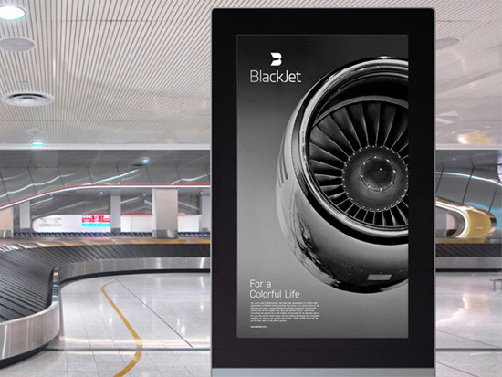 BlackJet航空公司品牌形象设计