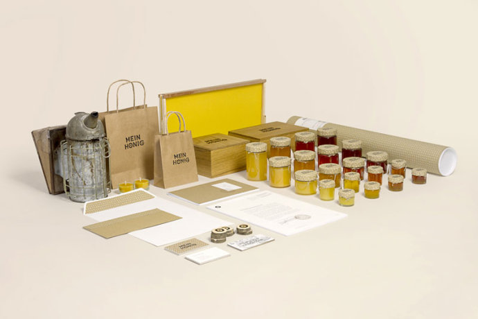 Honigmarke品牌识别设计